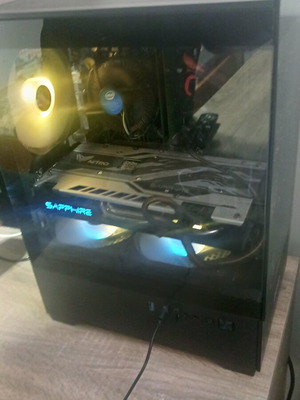 Gaming PC 9th Gen Intel I3 9100F, RX 570 Sapphire Nitro, 16GB RAM, SSD 128GB, HDD 1TB like new