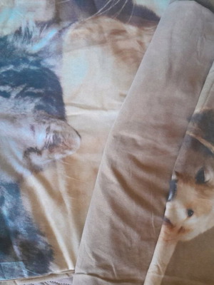 Bed sheet set 120×180 and pillowcase used