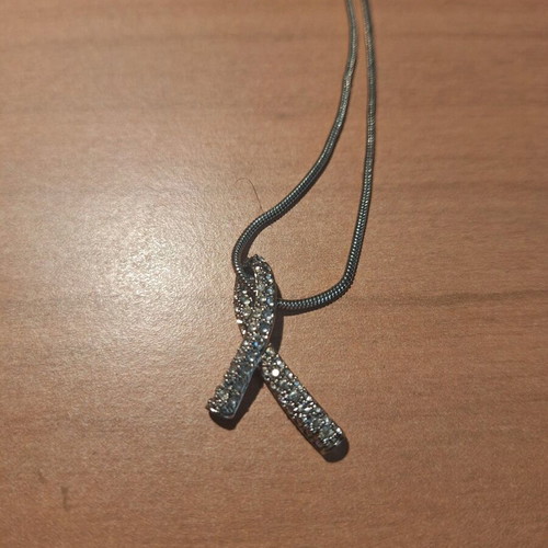 Oliver Weber Ribbon pendant like new, silver