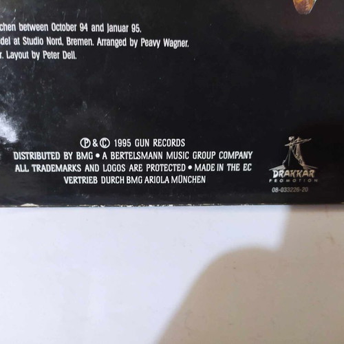 Rage Black In Mind LP used, metal