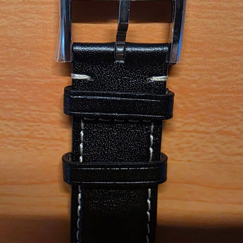Hamilton Jazzmaster leather watch strap black like new