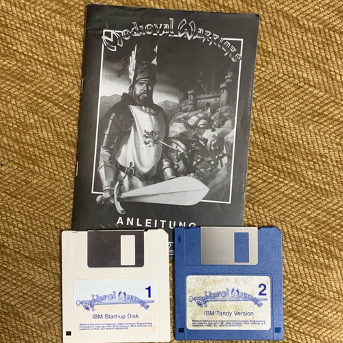 Medieval Warriors PC disks used without box