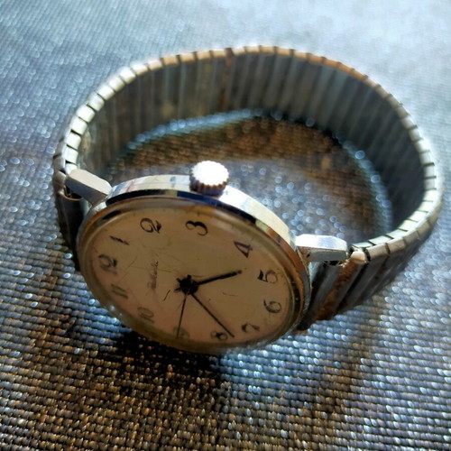 Raketa mechanical watch used, works