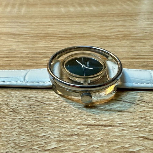 Buler Vintage wristwatch used, women's manual with new leather strap