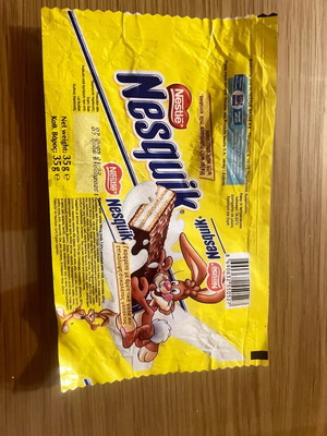 Nesquik packaging used