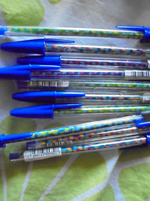 Bic ballpoint pen 1.0mm with blue ink Cristal Collection pack of 10 new