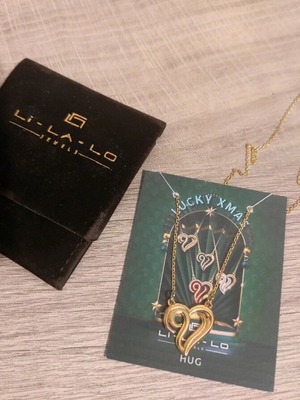 Hug pendant in gold-plated 925 silver Li - La - Lo new, gold color
