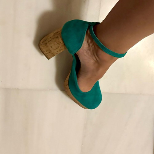Marks & Spencer women's green shoes size 38 new