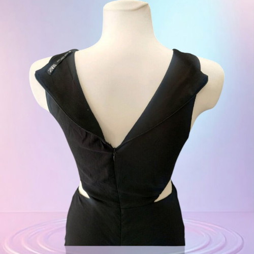 Zara summer mini dress black like new, size S