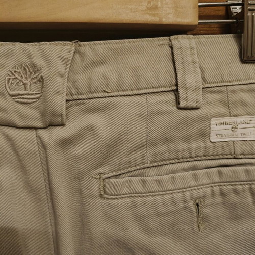 Timberland men's beige fabric pants straight fit like new