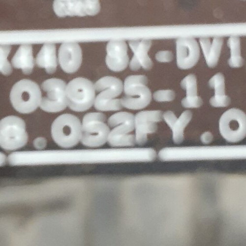 MX440 8X DV118 graphics card used, good condition