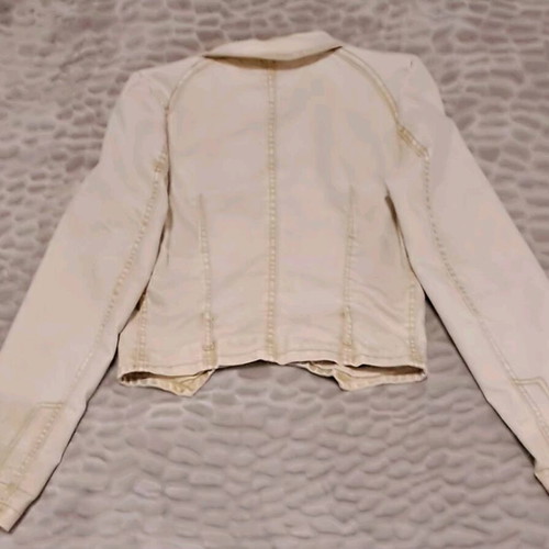On Line gold cardigan used, size S/M