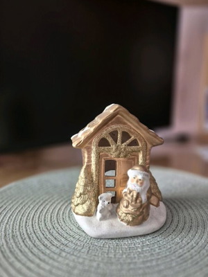 Christmas decoration like new with tealight holder
