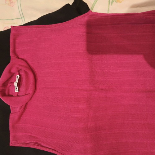 Zara pink sleeveless winter blouse like new, size S
