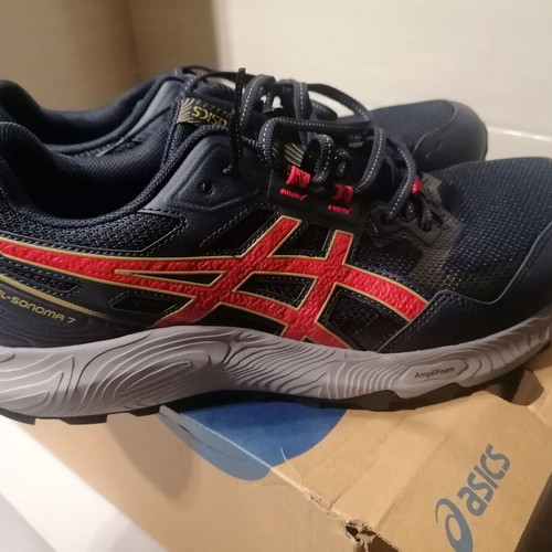 Asics Sonoma 7 men's athletic shoes size 48 new, black and gray