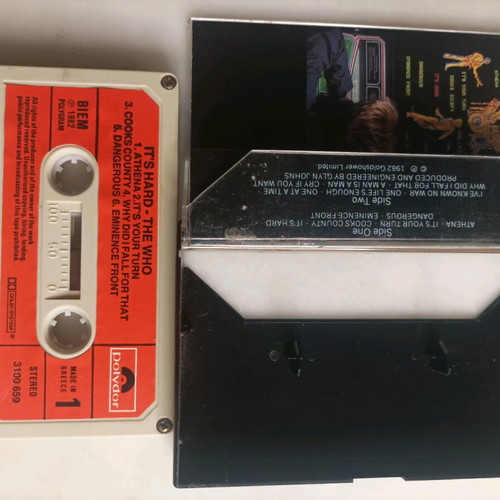 The Who It's Hard cassette like new