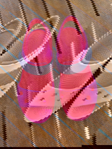 Crocs Детски сандали Фуксия размер J2, Eu 33-34