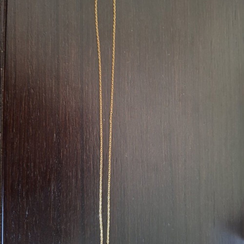 Angel Feather Necklace 45 cm like new, gold tone