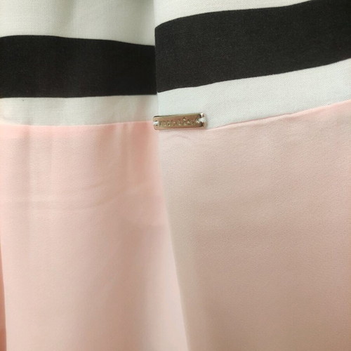 Maxi dress with striped halter like new, multicolored