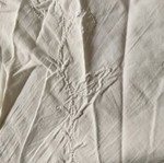 White duvet cover 1.50x2.20 traditional cotton handmade new
