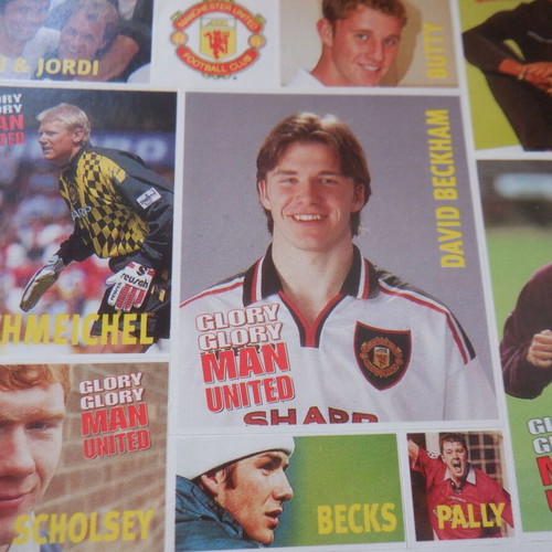Manchester United stickers new from 90s magazine
