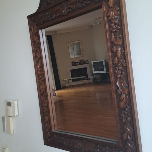 Mirror old like new, dimensions 84×56cm