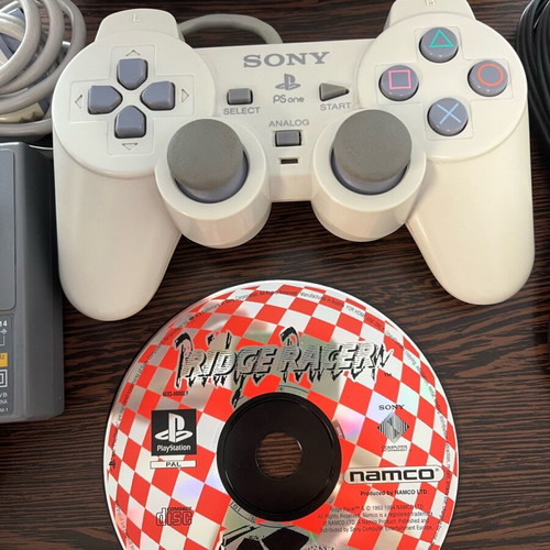 Sony PS one Slim complete authentic PAL set like new with Ridge Racer