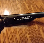 Sunglasses like new, black