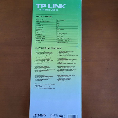 Tp-Link TL-ANT2408C indoor omnidirectional antenna new 2.4GHz