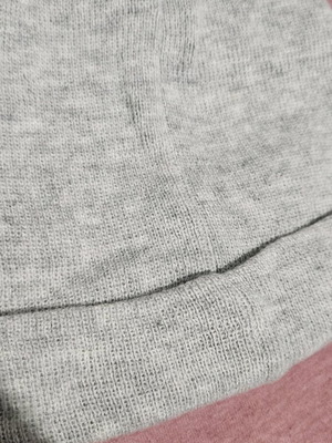 Gray beanie like new, one size