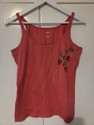 Esmara pink top handpainted like new, size M