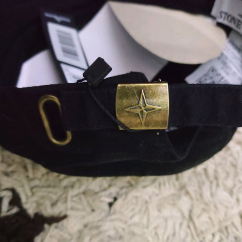 Stone Island cap new, black, one size