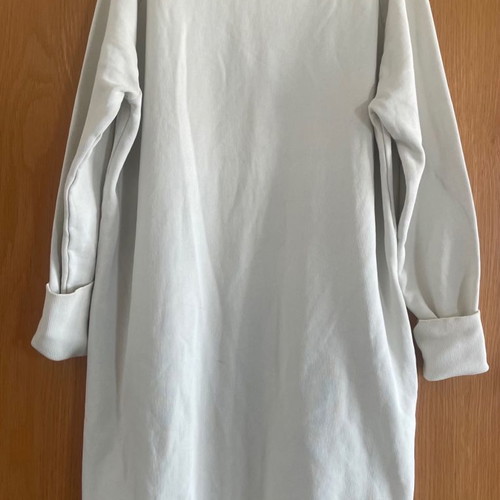 Crossley oversized sweatshirt dress like new, grey, organic cotton