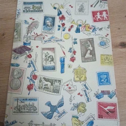 Stamp album like new with 16 pages