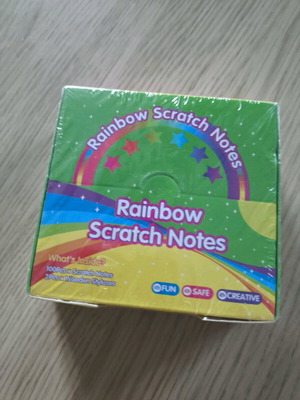 Magic scratch papers, box of 100, handmade