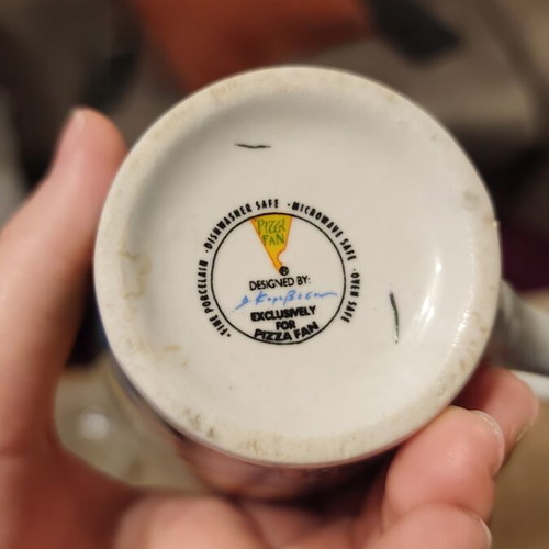 Porcelain mug used