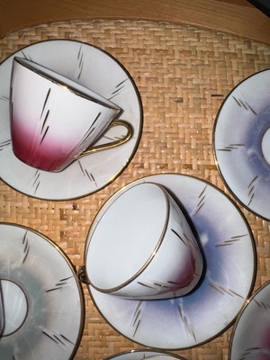 Tea set used