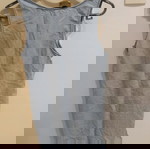  zara denim ασυμμετρη μπλουζα
