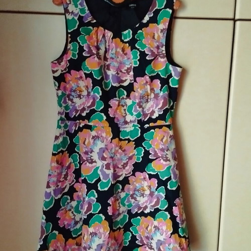 Oasis floral dress XL 100% cotton, new, lined