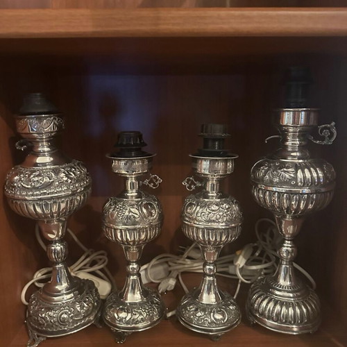 Silver lamp 925 handmade like new (Design 3)