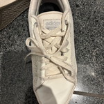 Παπουτσάκια Adidas αθλητικά μεταχειρισμένα με δαντέλα νούμερο 37,5 μπεζ