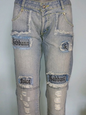 Τζιν Dolce & Gabbana με широки крачоли, μέγεθος 40EU / 30-31