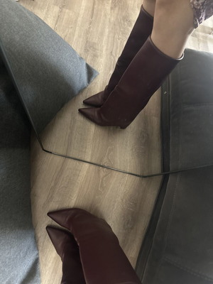Sante boots like new, burgundy, size 40