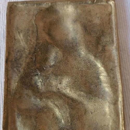 Massive Bronze Sculpture of Panagia 16x11 cm like new