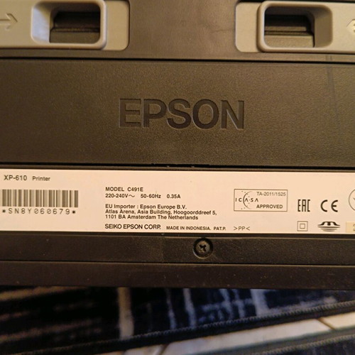 Epson XP-610 Printer like new without cable with free speakers