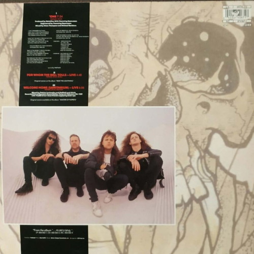 Metallica One original European press 12'' LP vinyl