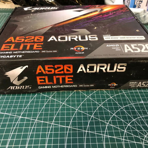 Gigabyte A520 AORUS ELITE motherboard like new for AMD Ryzen AM4