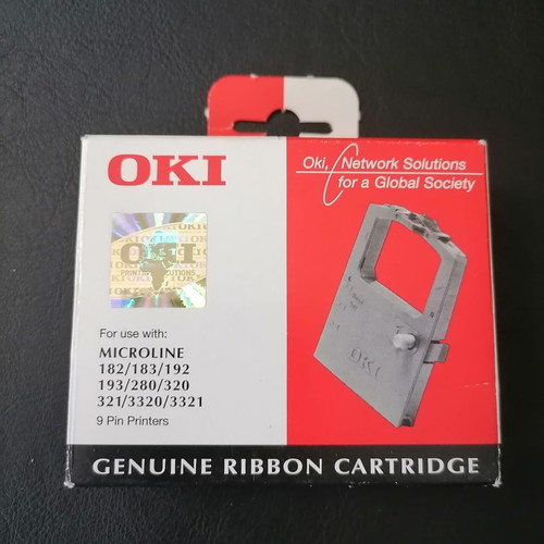 OKI Ribbon Cartridge for Microline 182/183/192/193/280/320/321/3320/3321 new