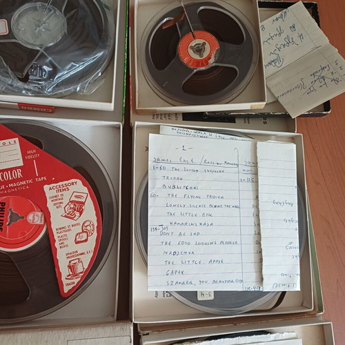 Vintage reel-to-reel tapes pack of 8, like new, Greek and foreign songs