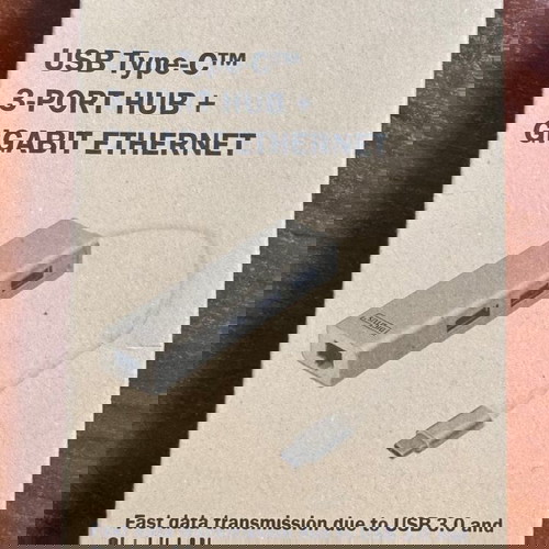 USB хъб (Digitus) 3-портов и Gigabit Ethernet